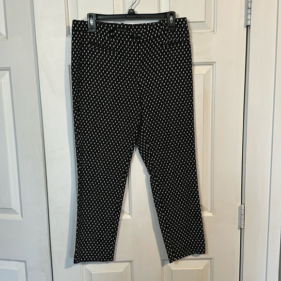Ann Taylor size 6 black and white pant - Picture 1 of 4